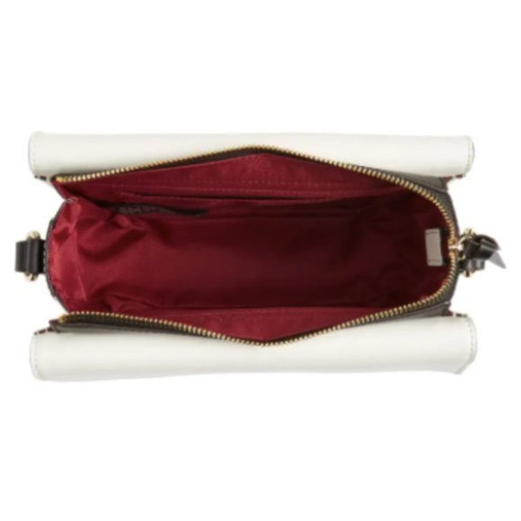 TED BAKER LONDON Colour by Numbers Glacial Leather Crossbody White Black Blue - Picture 5 of 16